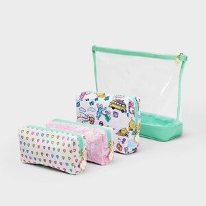 Roller Rabbit Multicolor Travel Pouch Set